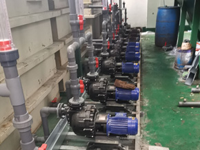電鍍耐酸堿泵廢水提升案例